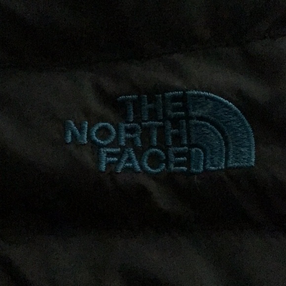 Navy Blue Reversible The North Face Kids Jacket 550 - Picture 3 of 9